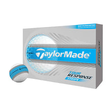 Load image into Gallery viewer, TaylorMade Tour Response Stripe Golf Balls - Dozen - Neon Blue
 - 10