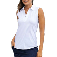 Load image into Gallery viewer, Jofit Sleeveless Womens Golf Polo - White/XXL
 - 10
