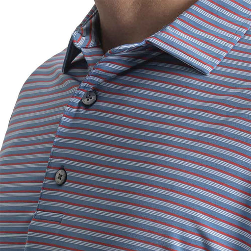 FootJoy Shadow Stripe Lisle Mens Golf Polo