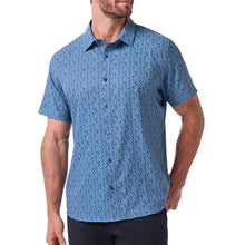Load image into Gallery viewer, TravisMathew Techwoven Sunlight Mens Shirt - Bering Sea/XL
 - 1