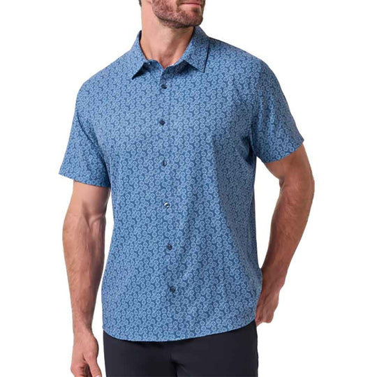 TravisMathew Techwoven Sunlight Button-Up Mens Shirt