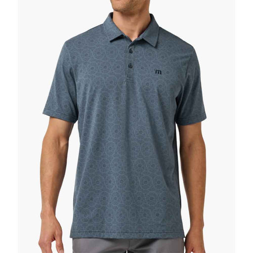 TravisMathew Free Passage Mens Golf Polo - Bering Sea/XXL