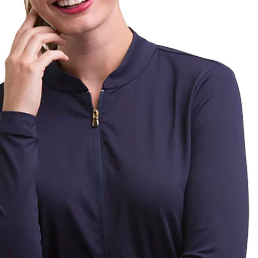 Fairway and Greene Cat Long Slv Wms Golf Pullover