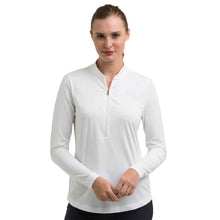 Load image into Gallery viewer, Fairway and Greene Cat Long Slv Wms Golf Pullover - White/L
 - 4