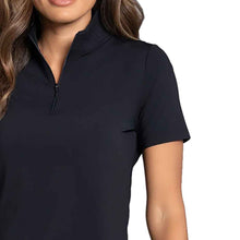 Load image into Gallery viewer, Ibkul Essential Solid SS Mock Womens Golf QZ
 - 3