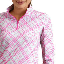 Load image into Gallery viewer, Ibkul Tony Long Sleeve Mock Womens Golf QZ
 - 3