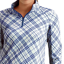Load image into Gallery viewer, Ibkul Tony Long Sleeve Mock Womens Golf QZ
 - 9