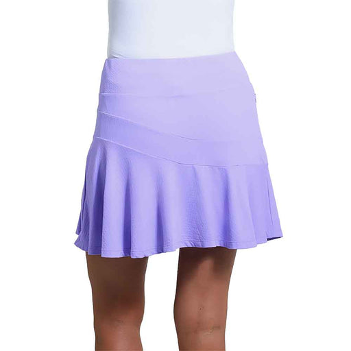 Ibkul Solid Flounce 16.5 inch Womens Golf Skort
