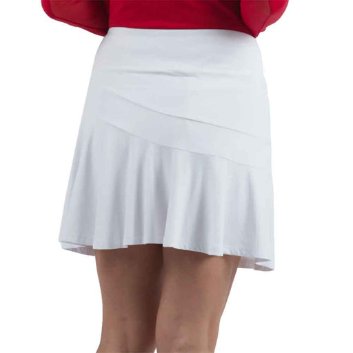 Ibkul Solid Flounce 16.5 inch Womens Golf Skort