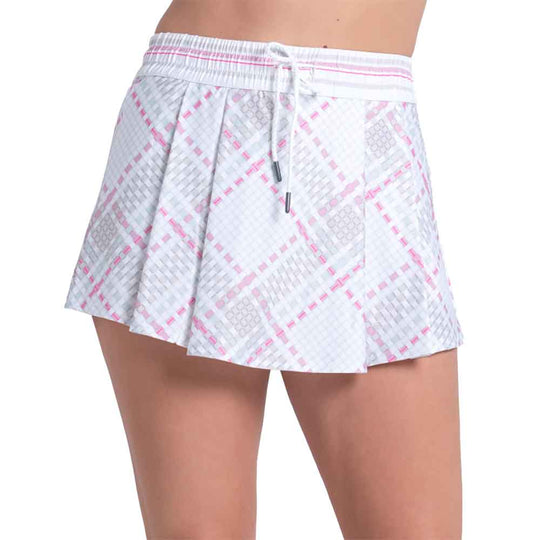 Lucky In Love High Waist Weave It To Me Womens Tennis Skirt