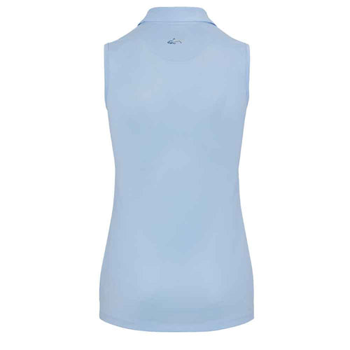 Greg Norman Sleeveless Freedom Micro Pique Stretch Womens Golf Polo - 2