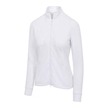 Load image into Gallery viewer, Greg Norman Golf Life Full Zip Womens Golf Jacket - White/L
 - 1