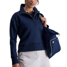 Load image into Gallery viewer, B. Draddy Meryl Performance Womens Quarter-Zip - Nauti/L
 - 4