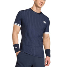 Load image into Gallery viewer, Adidas Climacool Freelift Pro Mens Tennis T-Shirt - Legend Ink/XL
 - 1