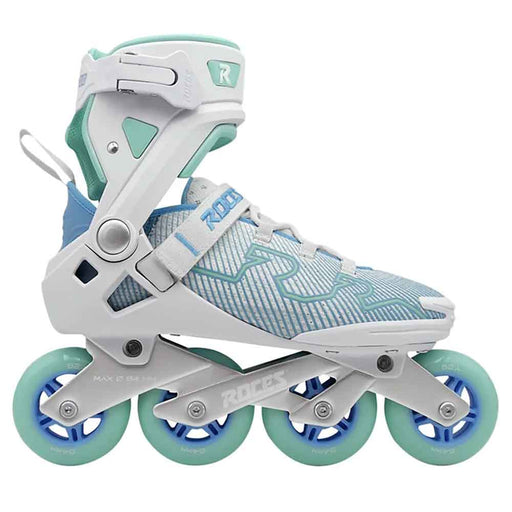 Roces R-EVO W 84 Womens Inline Skates - Wht/Lake/Azure/10