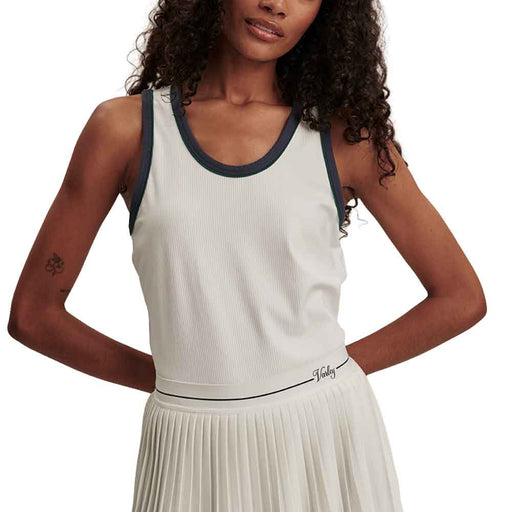 Varley Tegan Performance Womens Tennis Tank - White/L