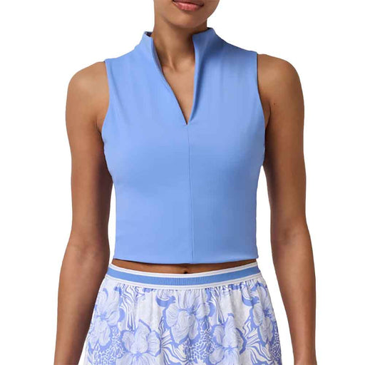 Travis Mathew Moveknit Afterglow Womens Golf Polo - Cornflower Blue/M