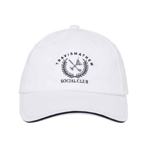 TravisMathew Twisted Ivy Mens Golf Hat - White/One Size