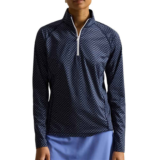 RLX Polo Golf Airflow Sm Fl Wmns 1/4 Zip Pullover - Refine Ny Florl/L