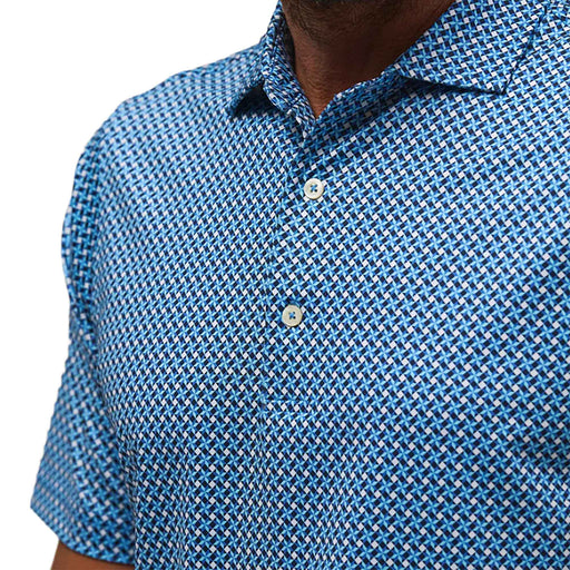 Fairway & Greene Cranes Print Mens Golf Polo