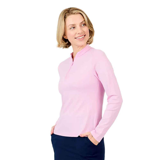 Sofibella Golf Colors UV Piq Womens LS Golf Shirt