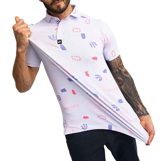 Easy Eagle Trees Mens Golf Polo
