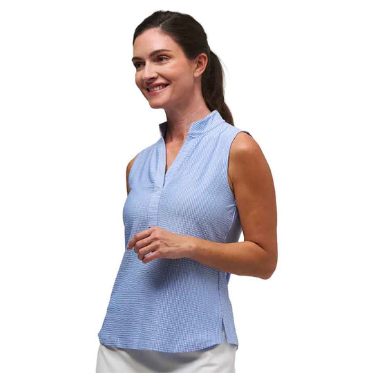 Fairway and Greene Eloise Sleeveless Womens Golf Polo