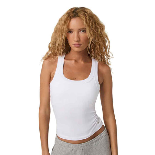 Vuori Energy Racerback Womens Tank - White/L