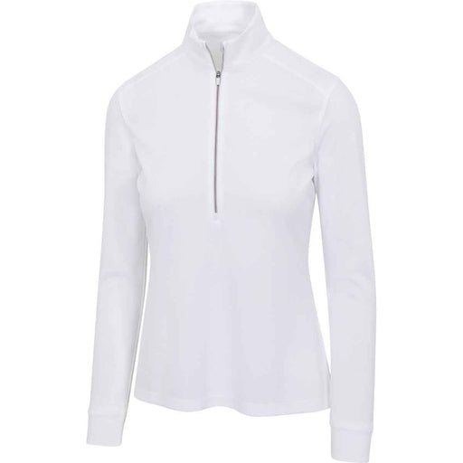 Greg Norman Freedom Performance Wmns Golf 1/2 Zip - White/XL