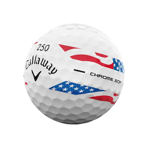 Callaway Chrome Soft USA Stripe Golf Balls - Dozen