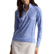 Load image into Gallery viewer, RLX Polo Golf Blu Mist Batik Wmns QZ Pullover - Blue Mist Batik/L
 - 1