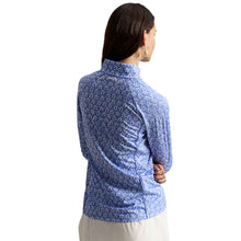 Load image into Gallery viewer, RLX Polo Golf Blu Mist Batik Wmns QZ Pullover
 - 2