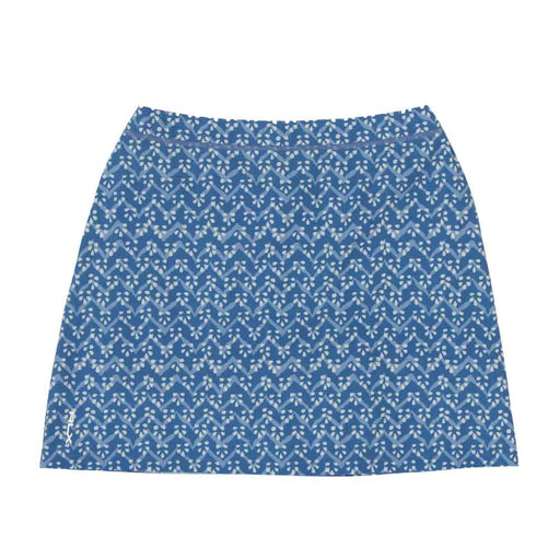 RLX Polo Golf Aim 17 Inch Blue Womens Golf Skort - Blue Mist Batik/L