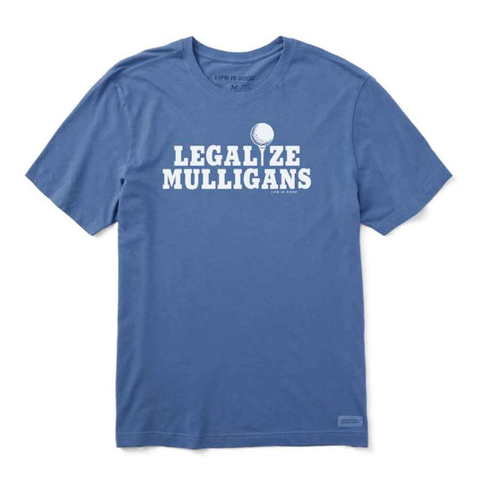 Life Is Good Legalize Mulligans Crusher Shortsleeve Mens T-Shirt