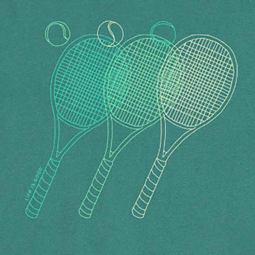 Life Is Good Tennis Fade Crusher SS Mens T-Shirt