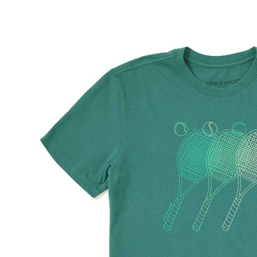 Life Is Good Tennis Fade Crusher SS Mens T-Shirt