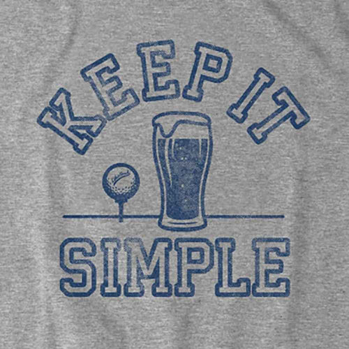 Life Is Good Keep it Simple Crusher-Lite Shortsleeve Mens T-Shirt - 2