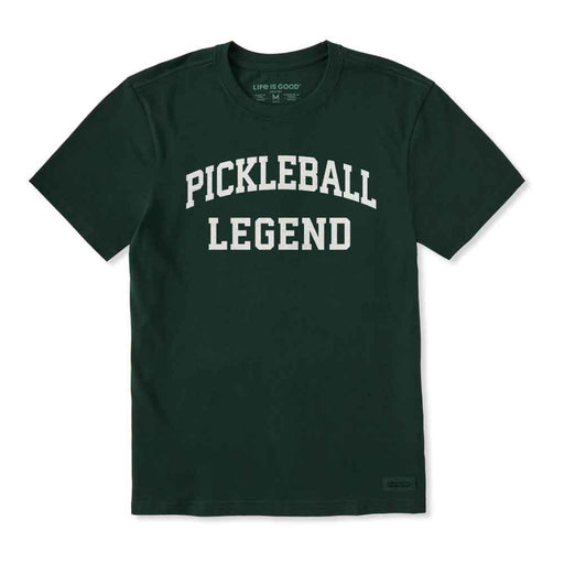 Life Is Good Pickleball Legend Crusher SS Mens Tee - Treeline Green/XXL