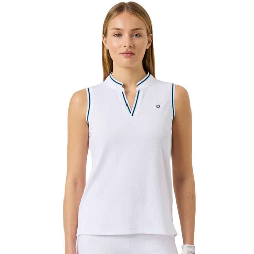 Daily Sports Round Neck Womens Sleeveless Golf Polo
