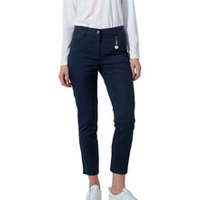 Load image into Gallery viewer, Daily Sports Lyric V2 Ankle Womens Golf Pants - Navy/16
 - 4