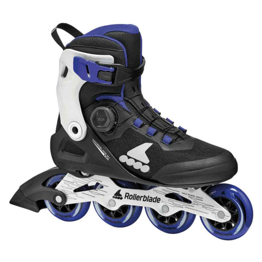 Rollerblade Macroblade 84 BOA M Inline Skates 26 - Blk/Blu/Bone Wt/12 / 12.5
