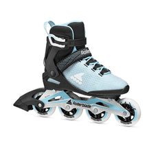 Load image into Gallery viewer, Rollerblade Macroblade 80 Womens Inline Skates - Powder Blue/Blk/09 / 09.5
 - 1