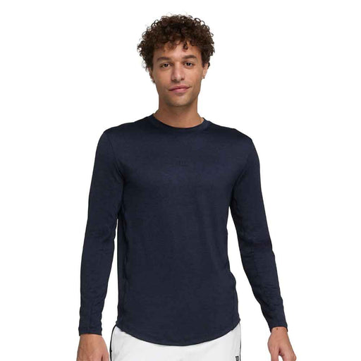Wilson Everyday Performance LS Mens Tennis T-Shirt - Classic Navy/XL