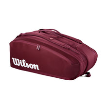 Load image into Gallery viewer, Wilson Defyer V1 15-Pack Tennis Bag - Maroon
 - 1