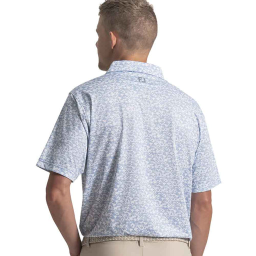 FootJoy HIdden Palm Print Lisle Mens Golf Polo