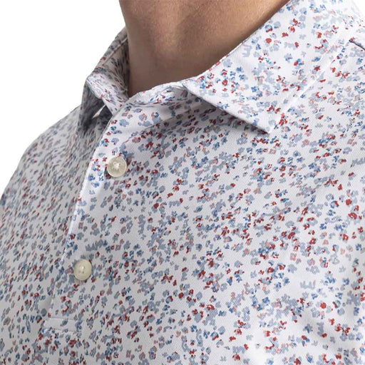 FootJoy Watercolor Floral Prnt Piq Mens Golf Polo