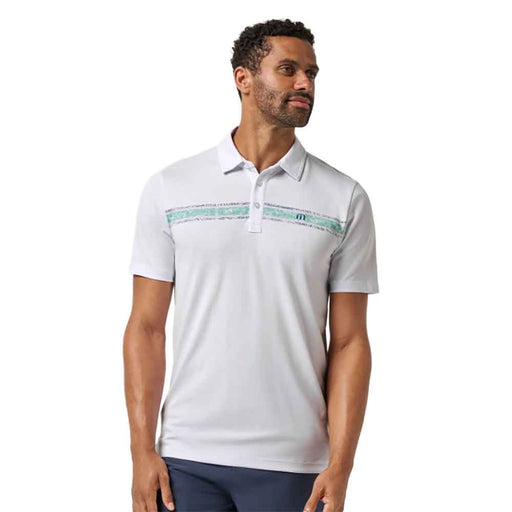 TravisMathew All Day Drift Mens Golf Polo - White/XL