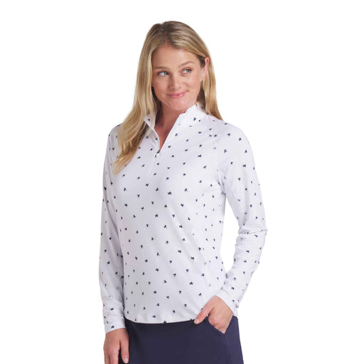 PUMA Golf X Volition You-V Womens Golf QZ Pullover - White Glow/XL