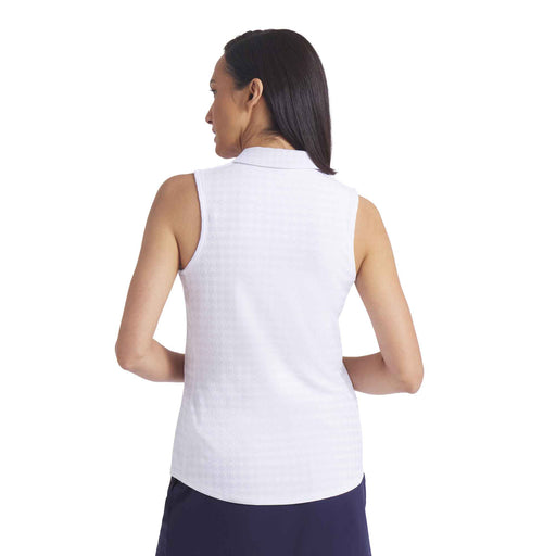 Puma Golf Houndstooth Womens Sleeveless Golf Polo