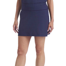 Load image into Gallery viewer, Puma Blake Houndstooth Womens Golf Skort - Deep Navy/L
 - 1